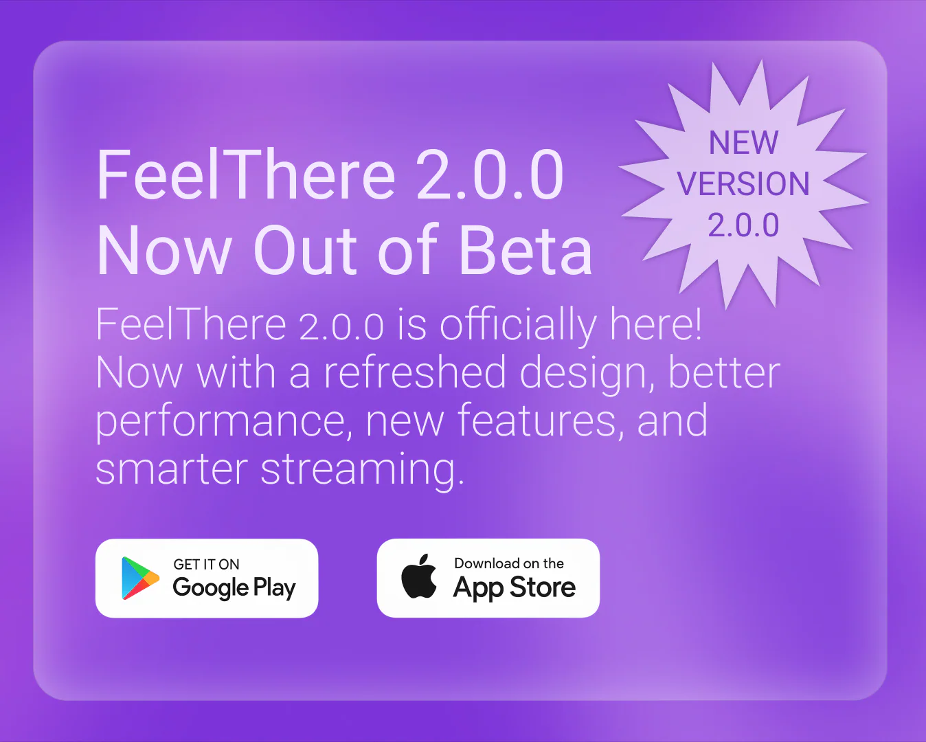 FeelThere Version 2.0.0 Is Out Now